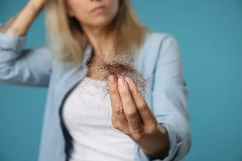 Trichovital IV for stress and post-illness hair shedding