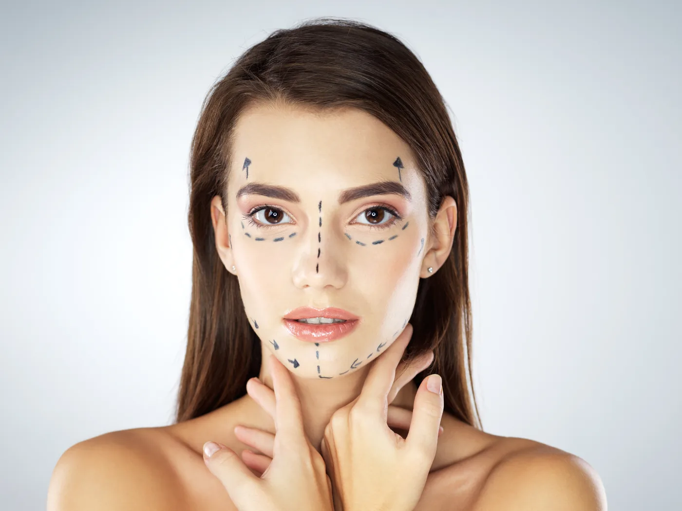 Thread Lift for drooping jawline and loose neck skin